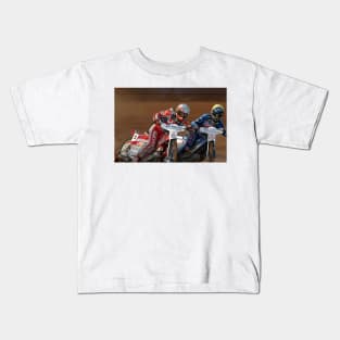 Great Britain Speedway Motorcycle Action Kids T-Shirt